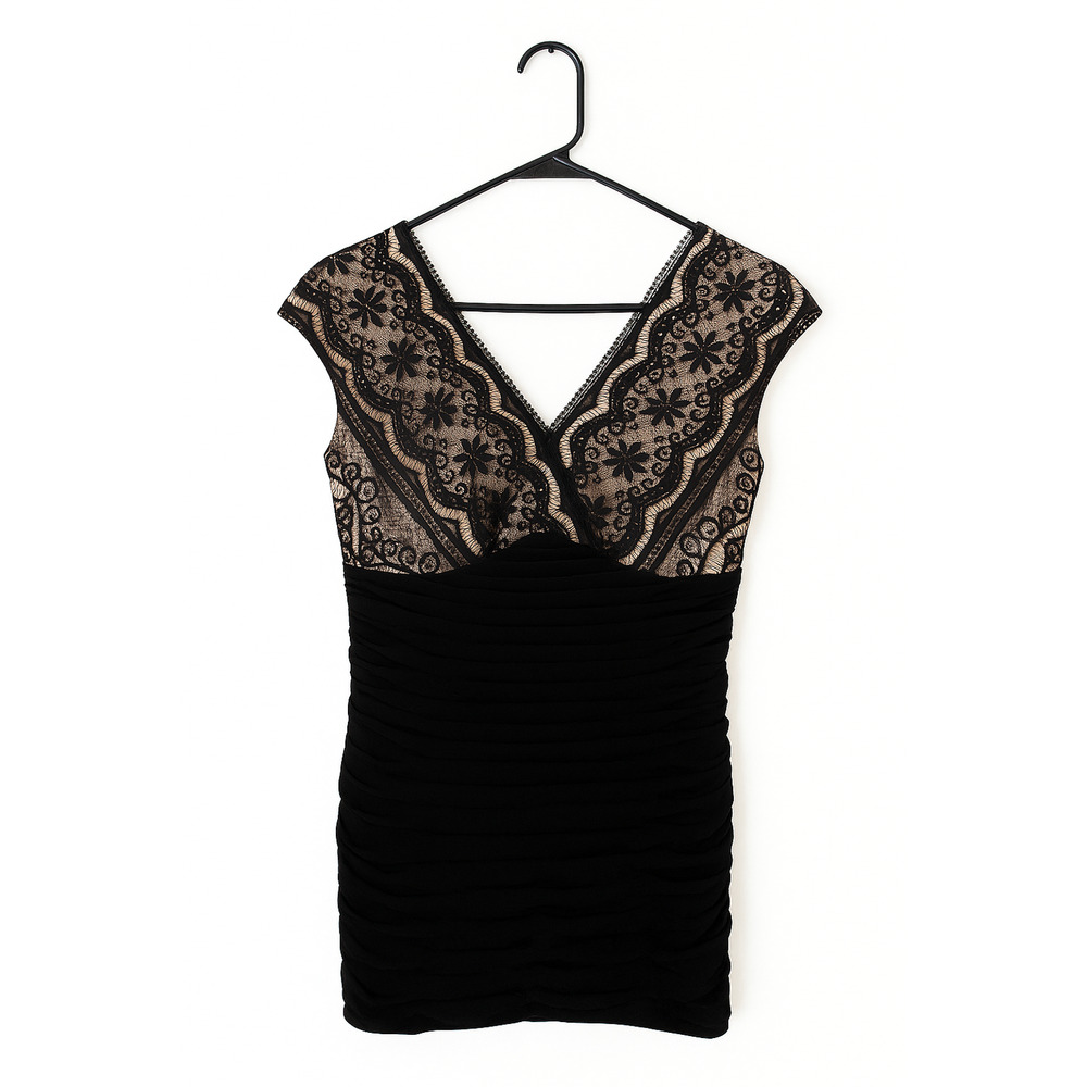 Adrianna Papell Evening Top Size 6 Ruched Formal Lace Blank Tank